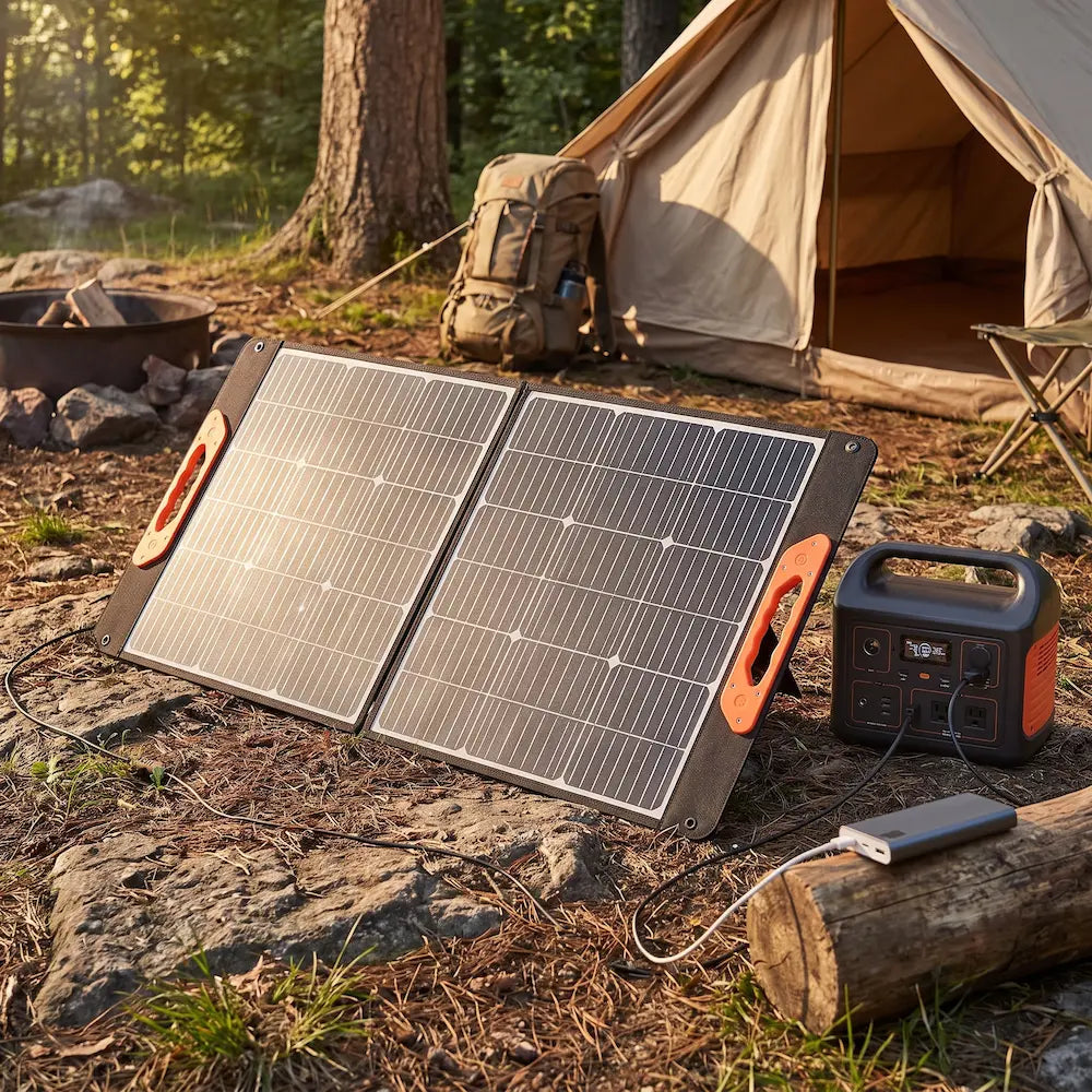 CrowTac™ Grid-Zero 100W Solar Sentinel