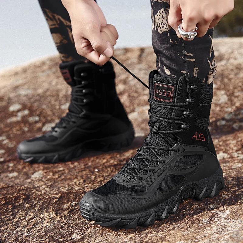 CROWTAC Tactical Leather Combat Boots