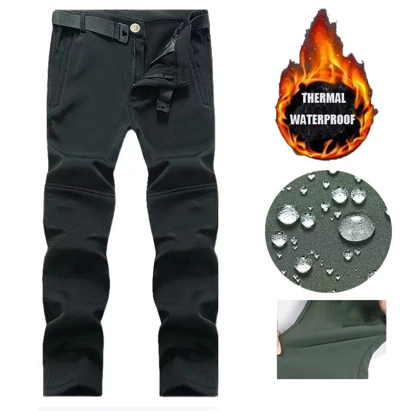 CROWTAC Winter Tactical Softshell Cargo Pants