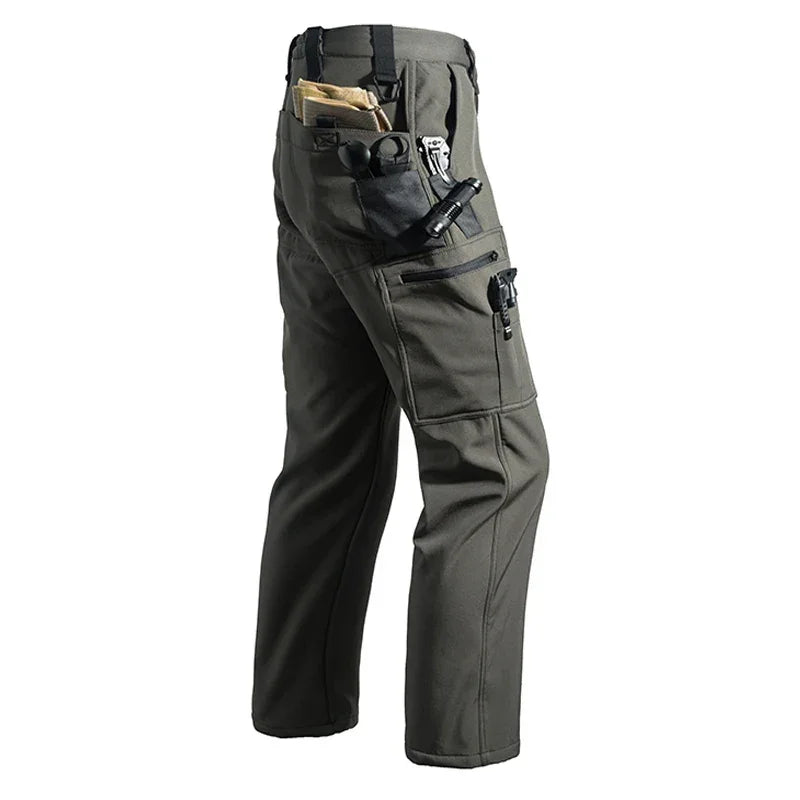 CROWTAC Winter Tactical Softshell Cargo Pants