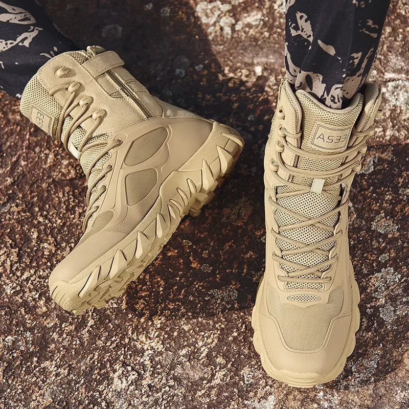 CROWTAC Tactical Leather Combat Boots