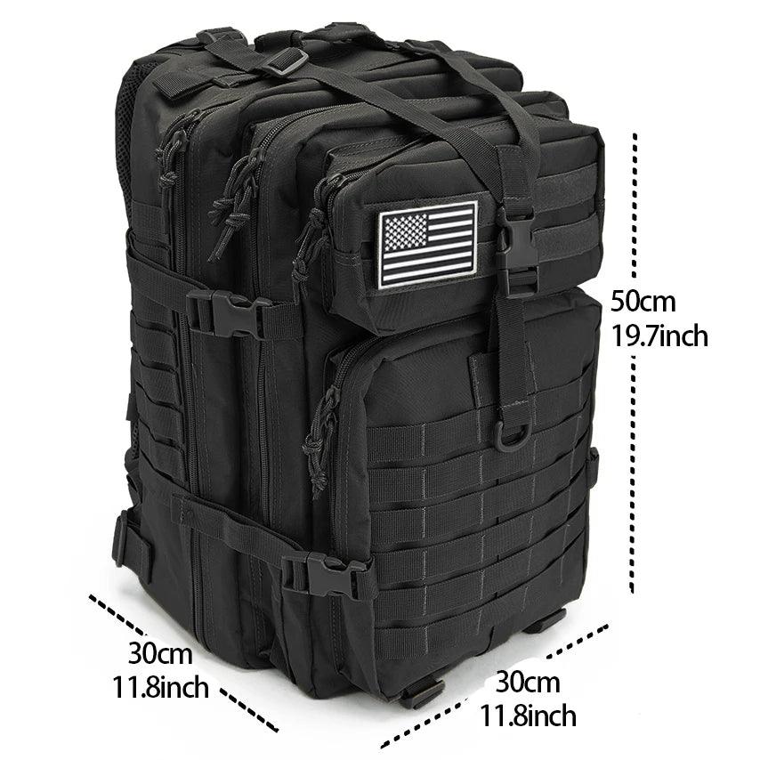 CROWTAC 30L/50L Tactical MOLLE Assault Backpack