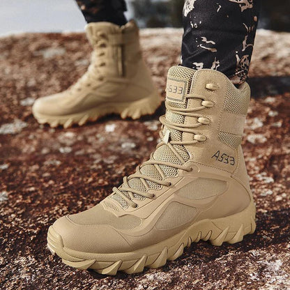 CROWTAC Tactical Leather Combat Boots