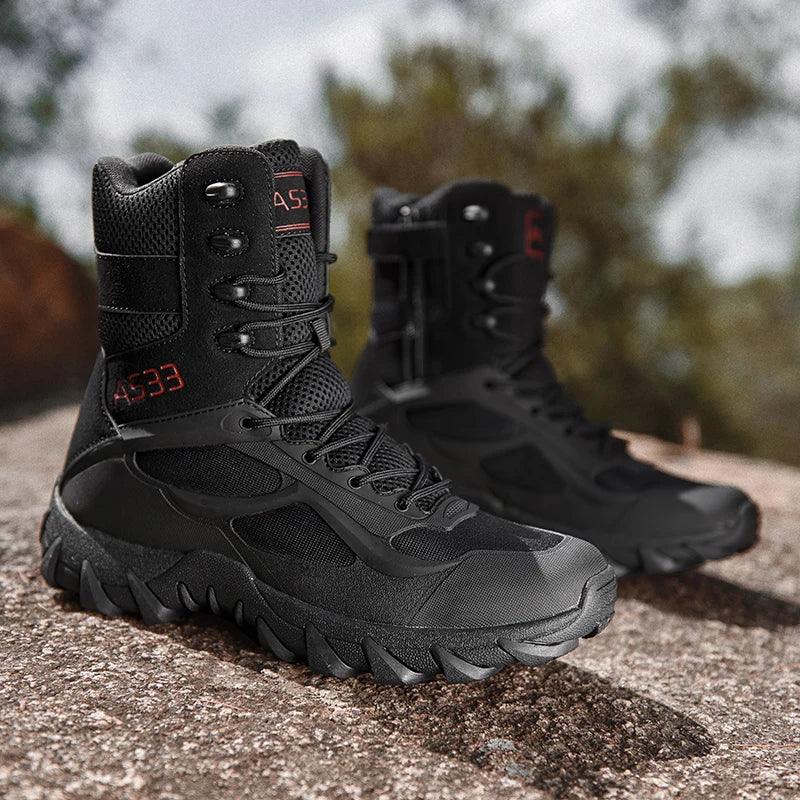 CROWTAC Tactical Leather Combat Boots