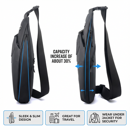 Crowtac Shadow Sling™ – Anti-Theft Everyday Carry Bag