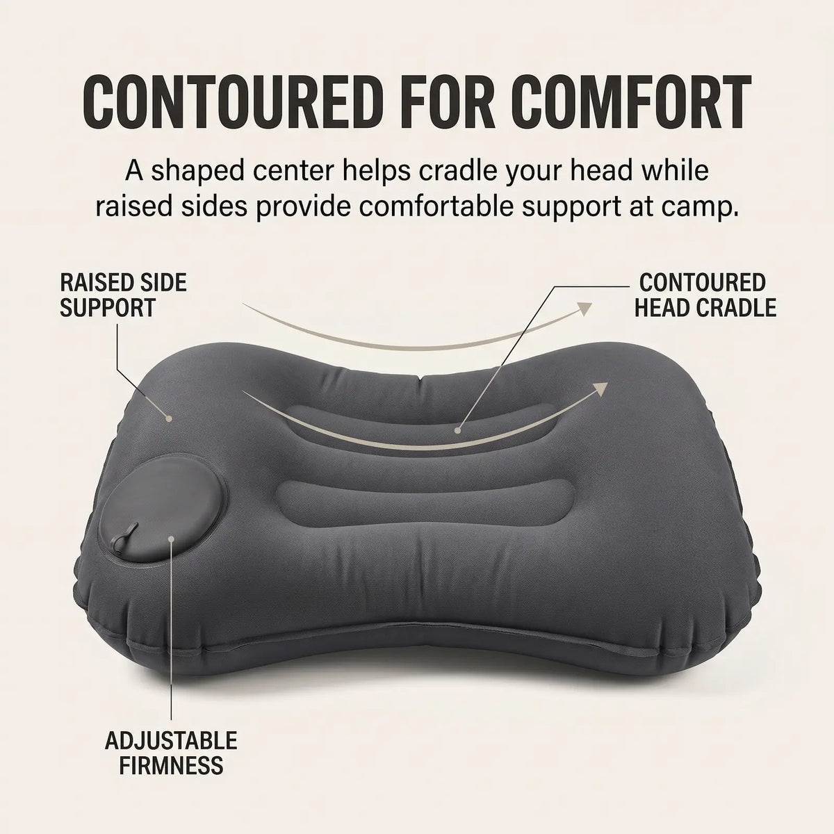 CROWTAC® CLOUD-X™ CAMP PILLOW