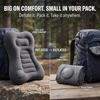 CROWTAC® CLOUD-X™ CAMP PILLOW